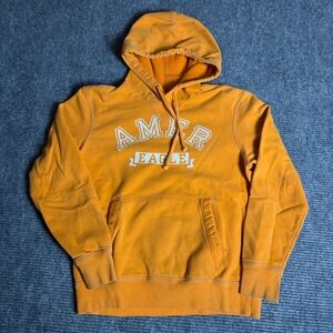 American Eagle Outfitters Orange Graphic Essentials Hoodie Sweatshirt Mens M